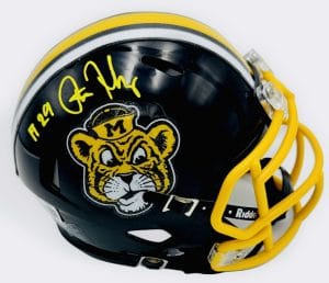 Ahmad Hardy autograph, Ahmad Hardy signed, Missouri Tigers memorabilia, Mizzou memorabilia, signed mini helmet, Missouri collectible, BAS authenticated, autographed mini helmet, running back autograph, SEC football memorabilia, college football memorabilia, Mizzou collectible, mini helmet display, NCAA memorabilia, Missouri football autograph