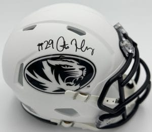 Ahmad Hardy autograph, Ahmad Hardy signed, Missouri Tigers memorabilia, Mizzou memorabilia, signed mini helmet, Missouri collectible, BAS authenticated, autographed mini helmet, running back autograph, SEC football memorabilia, college football memorabilia, Mizzou collectible, mini helmet display, NCAA memorabilia, Missouri football autograph