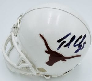 Jamaal Charles autograph, Jamaal Charles signed, Texas Longhorns memorabilia, signed mini helmet, Texas collectible, BAS authenticated, autographed mini helmet, running back autograph, Big 12 football memorabilia, college football memorabilia, Longhorns collectible, mini helmet display, NCAA memorabilia, Texas football autograph, Pro Bowl running back