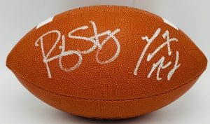 Ricky Stanzi autograph, Marvin McNutt autograph, Iowa Hawkeyes memorabilia, dual signed football, signed Nike football, Iowa collectible, BAS authenticated, autographed football, quarterback autograph, wide receiver autograph, Big Ten football memorabilia, college football memorabilia, Hawkeyes collectible, Iowa all-time receiver, multi-signed football