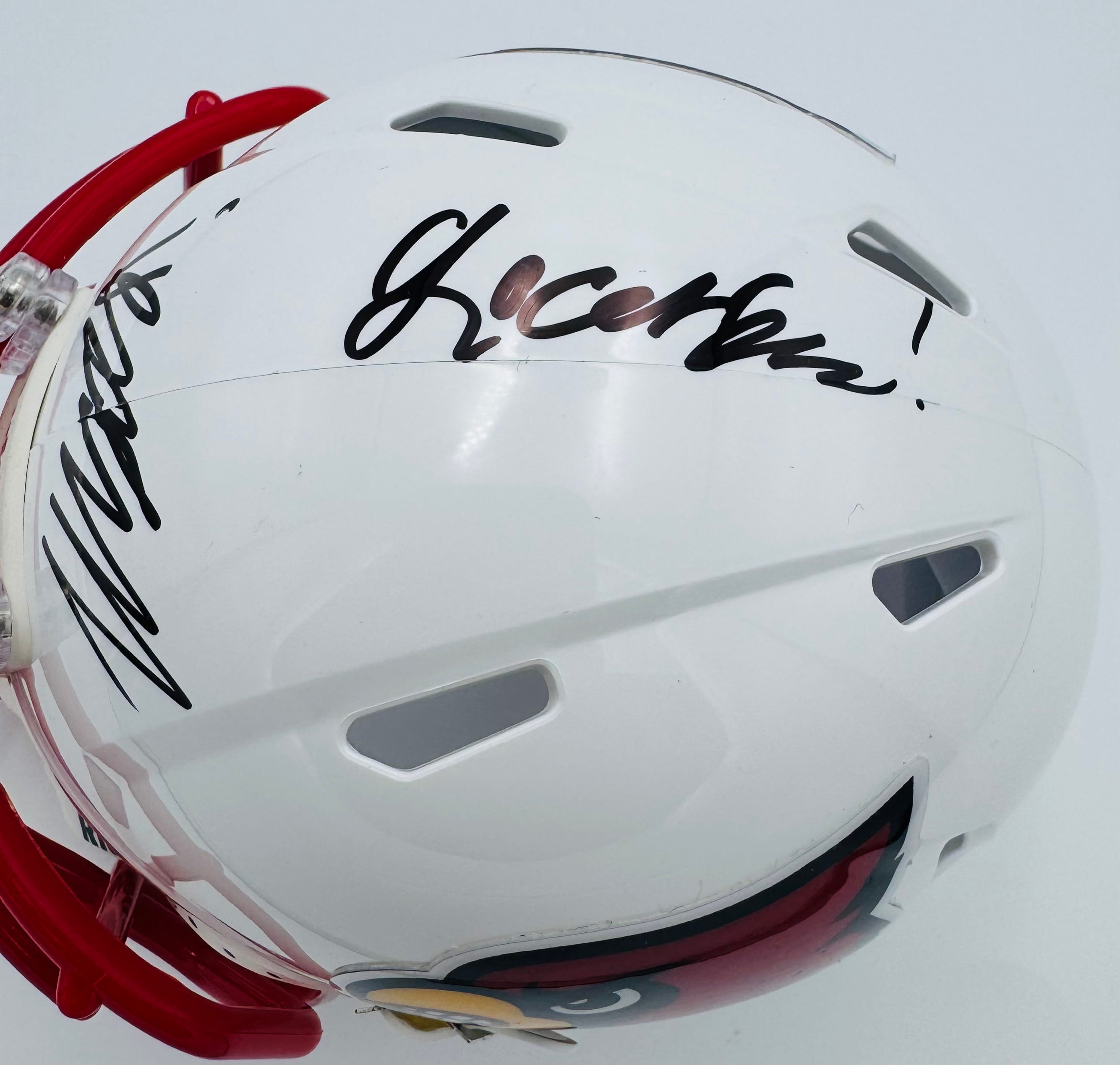 Isaac Brown Signed Louisville Cardinals Mini Football Helmet BAS K48 - Image 2