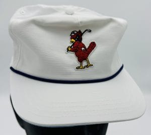 BMW Championship memorabilia, Bellerive Country Club, St Louis Cardinals golf, limited edition hat, St Louis golf memorabilia, PGA Tour collectible, golf memorabilia, Wyndham Clark BMW Championship, St Louis sports memorabilia, golf hat collectible, FedEx Cup memorabilia, PGA Tour merchandise, Cardinals crossover collectible, tournament hat, golf apparel collectible
