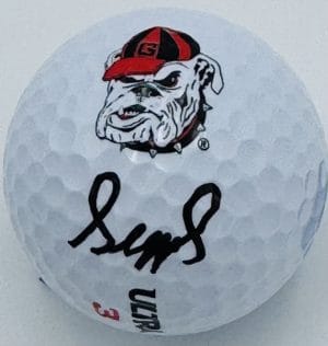 Sepp Straka autograph, Sepp Straka signed, Georgia Bulldogs memorabilia, SEC golf memorabilia, signed golf ball, autographed golf ball, college golf memorabilia, Georgia Bulldogs collectible, golf memorabilia, Sepp Straka collectible, golf ball autograph, Austria golf memorabilia, certified signatures COA, Masters Tournament memorabilia, Ryder Cup memorabilia