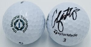 Chris Gotterup autograph, Chris Gotterup signed, Memorial Tournament memorabilia, U.S. Open memorabilia, signed golf ball, autographed golf ball, PGA Tour memorabilia, golf tournament memorabilia, PGA Tour collectible, golf memorabilia, Chris Gotterup collectible, golf ball autograph, PGA Tour breakout star memorabilia, certified signatures COA, Masters Tournament memorabilia