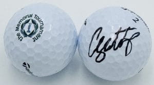 Chris Gotterup autograph, Chris Gotterup signed, Memorial Tournament memorabilia, U.S. Open memorabilia, signed golf ball, autographed golf ball, PGA Tour memorabilia, golf tournament memorabilia, PGA Tour collectible, golf memorabilia, Chris Gotterup collectible, golf ball autograph, PGA Tour breakout star memorabilia, certified signatures COA, Masters Tournament memorabilia
