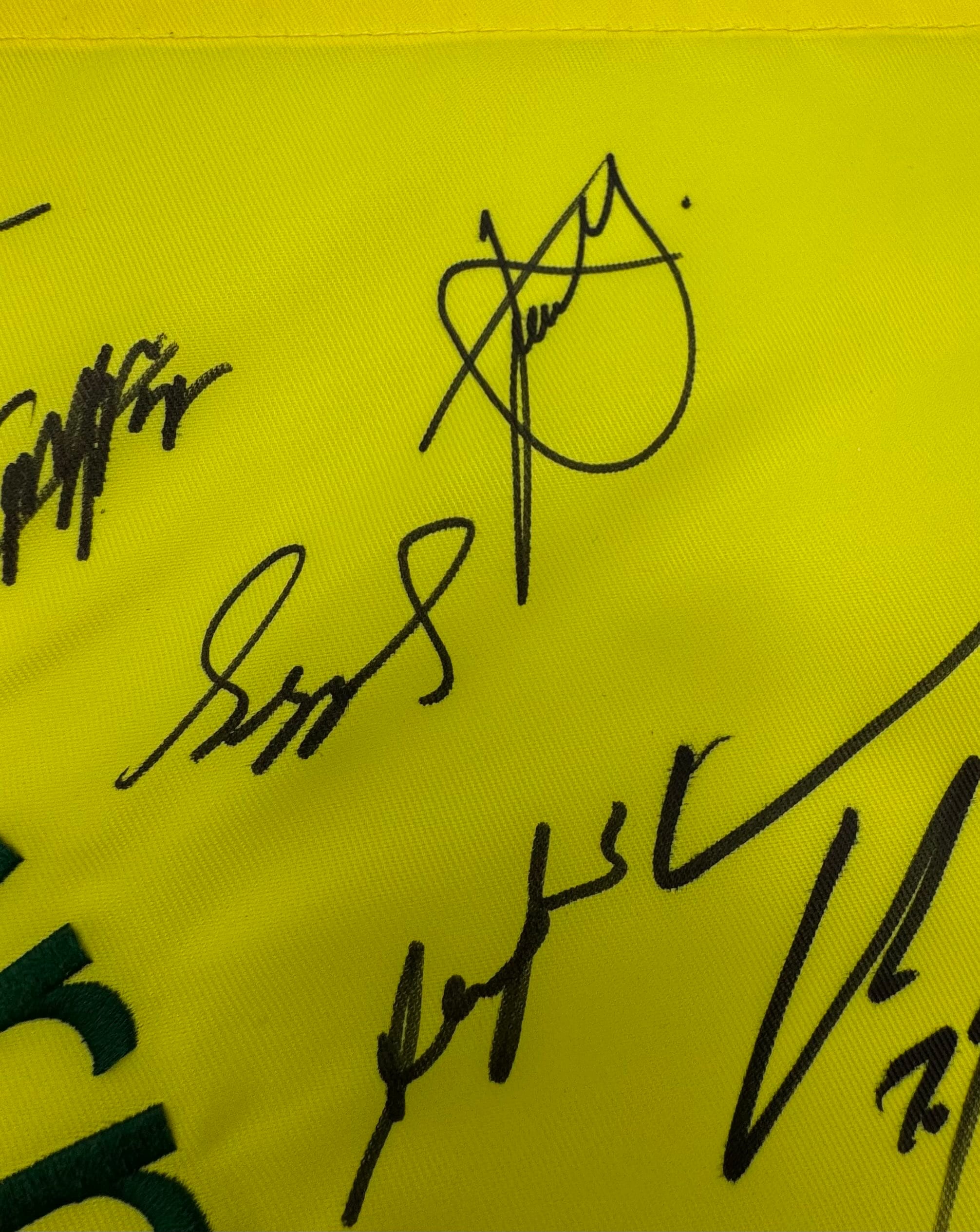 Signed Memorial Tournament Golf Flag Jack Nicklaus Jordan Spieth BAS K56 - Image 9