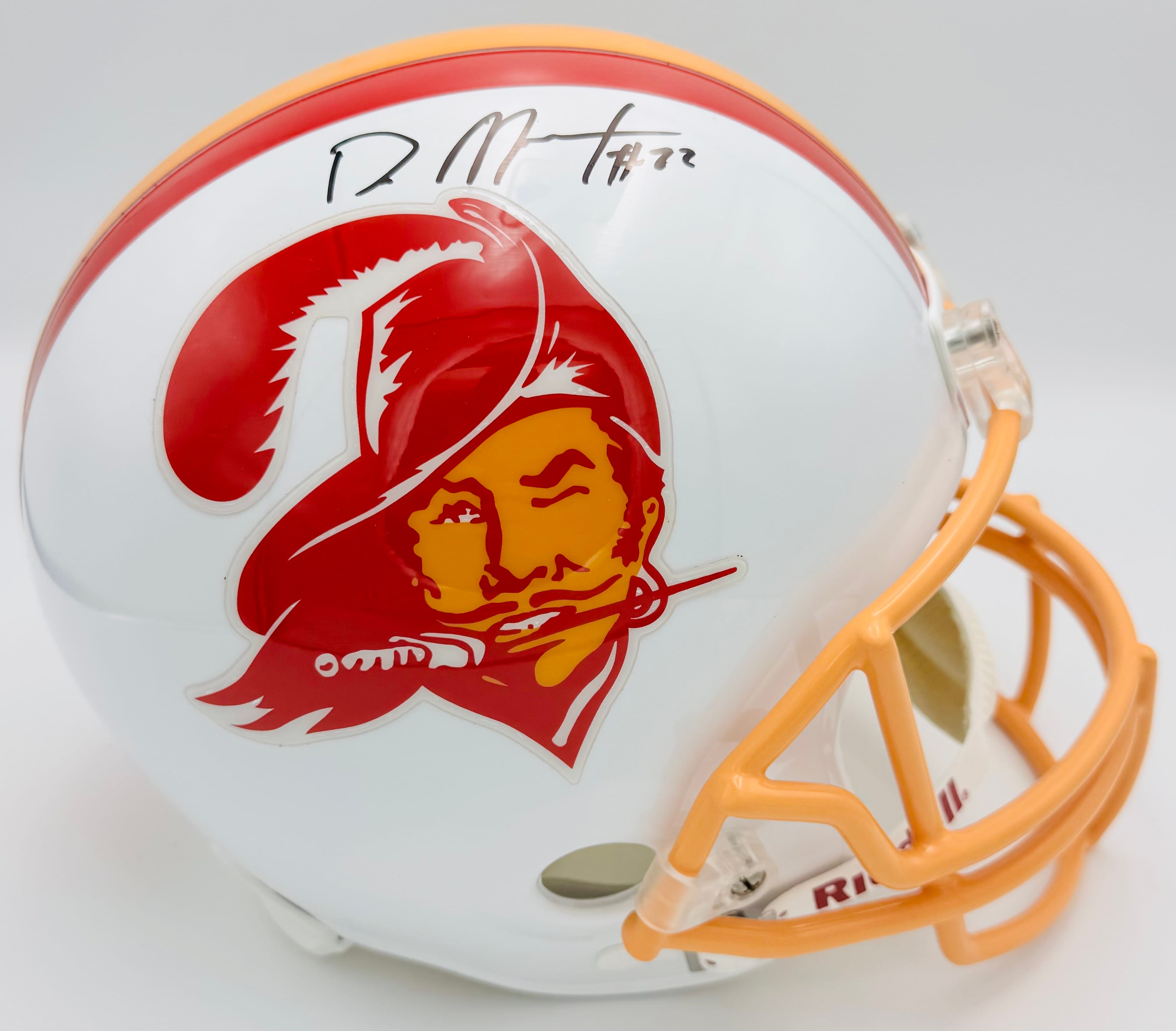 Doug Martin autograph, Doug Martin signed, Tampa Bay Buccaneers memorabilia, signed full size helmet, Buccaneers collectible, BAS authenticated, autographed helmet, running back autograph, NFL memorabilia, replica helmet autograph, Pro Bowl autograph, Buccaneers legend, full size helmet display, NFL collectible, Tampa Bay football autograph