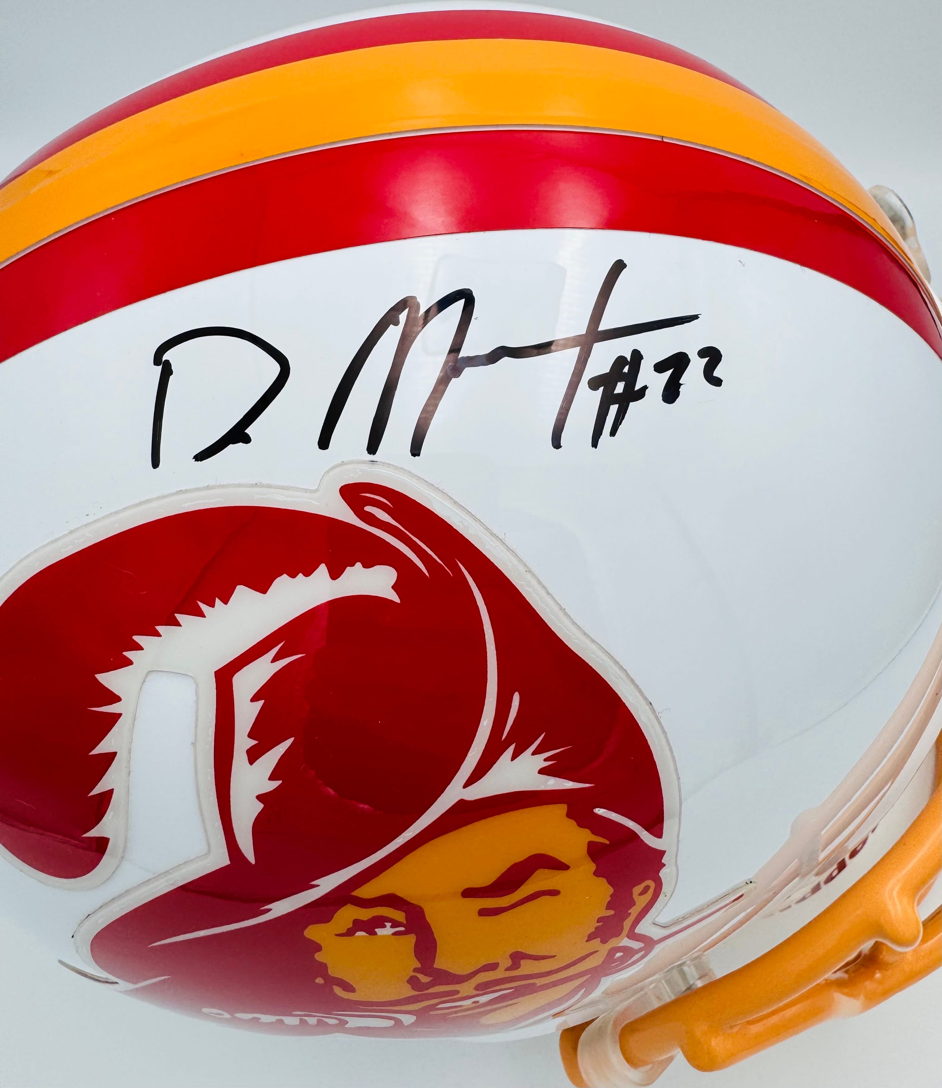Doug Martin Signed Tampa Bay Buccaneers Full Size Rep Helmet Autograph Bas J37 - Image 2