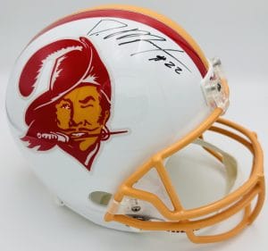 Doug Martin autograph, Doug Martin signed, Tampa Bay Buccaneers memorabilia, signed full size helmet, Buccaneers collectible, BAS authenticated, autographed helmet, running back autograph, NFL memorabilia, replica helmet autograph, Pro Bowl autograph, Buccaneers legend, full size helmet display, NFL collectible, Tampa Bay football autograph