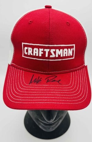 Mike Rowe autograph, Mike Rowe signed, Dirty Jobs memorabilia, Craftsman hat autograph, signed snapback hat, BAS authenticated, autographed hat, TV personality autograph, skilled trades memorabilia, entertainment memorabilia, Mike Rowe collectible, mikeroweWORKS memorabilia, TV host autograph, signed apparel, Discovery Channel memorabilia