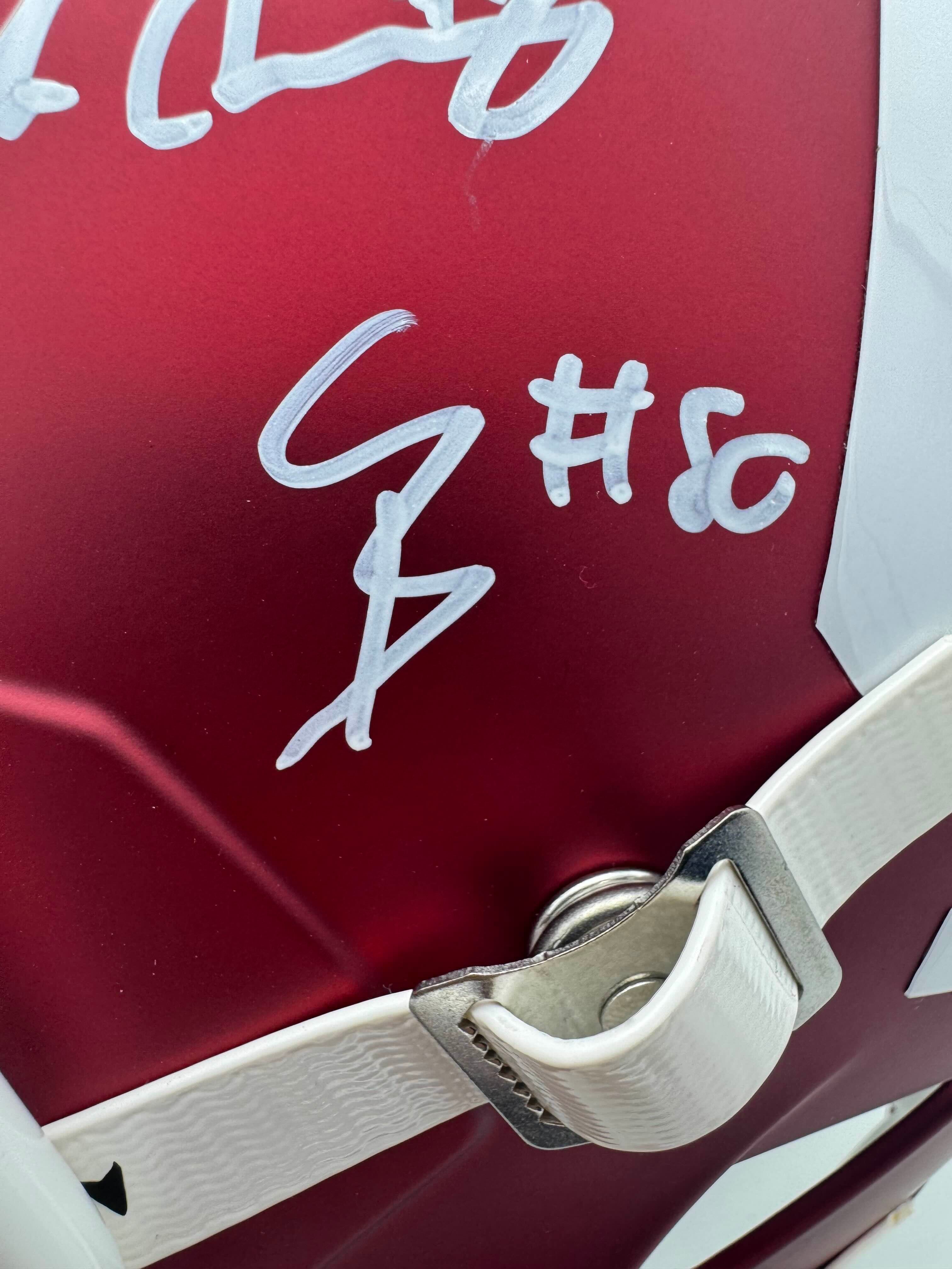 2026 Signed Indiana Hoosiers Full Size Helmet Charlie Becker Autograph BAS J7 - Image 8