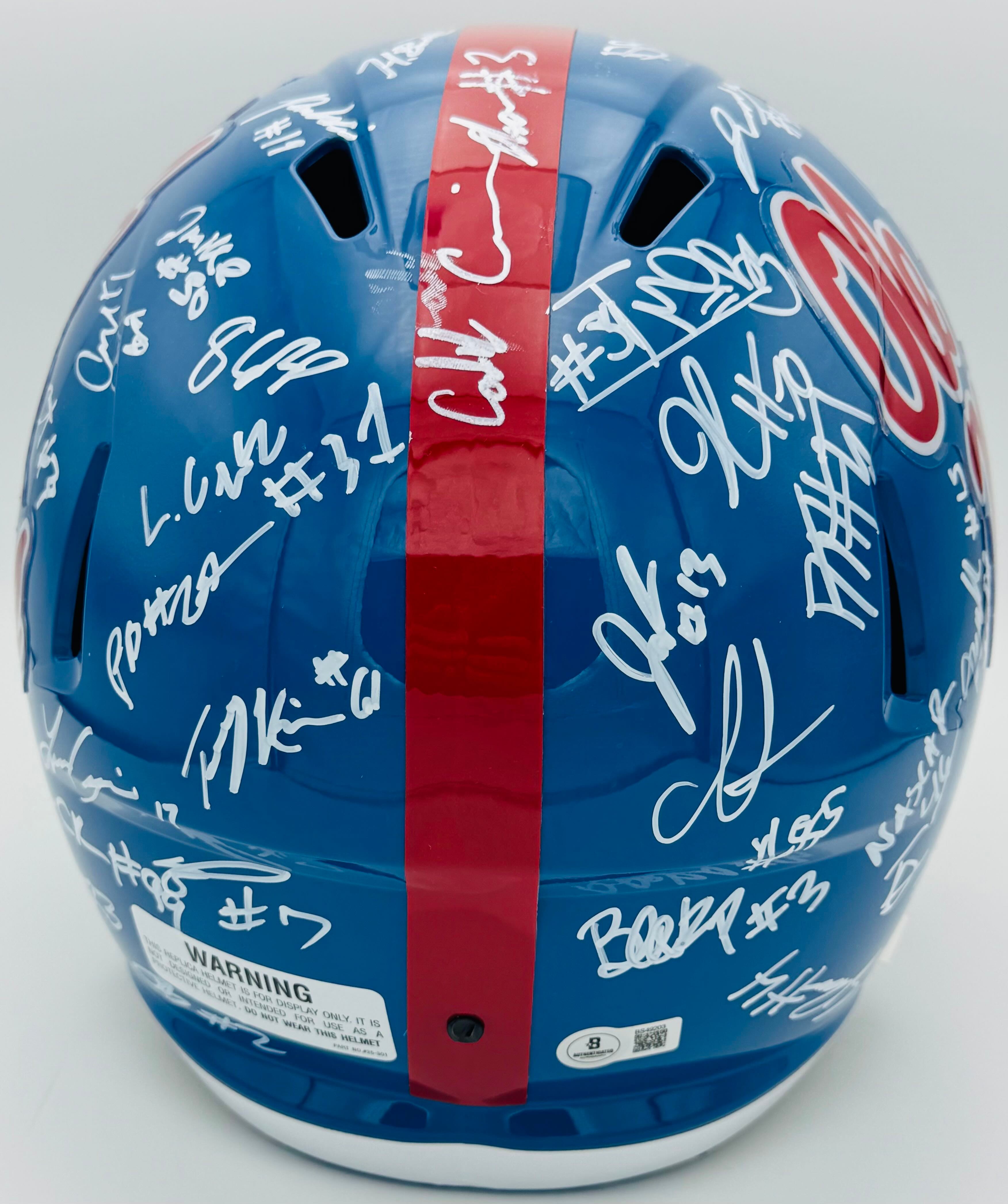 2026 Signed Ole Miss Rebels Full Size Rep Helmet Deuce Alexander Autograph BAS K - Image 9