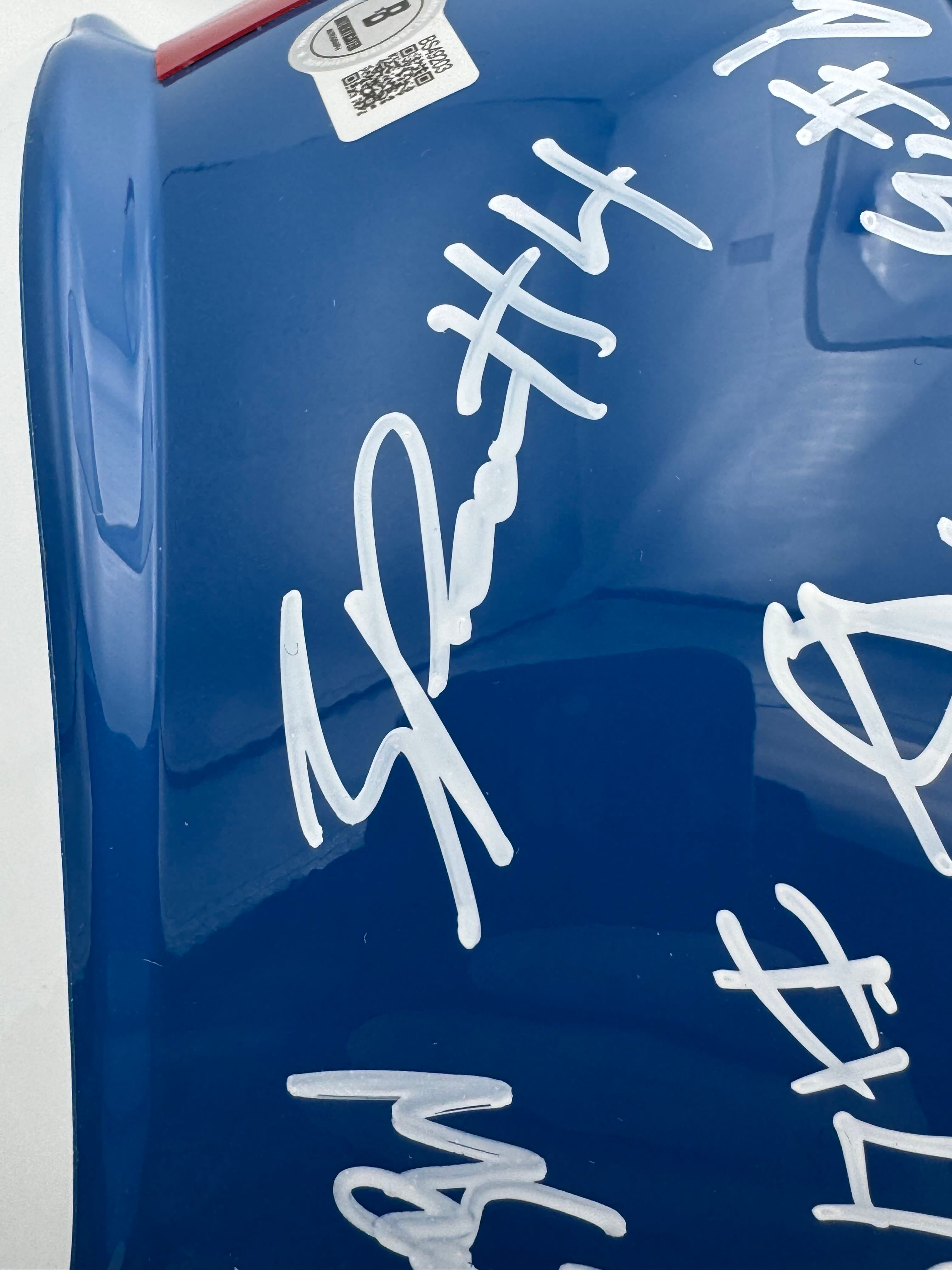 2026 Signed Ole Miss Rebels Full Size Rep Helmet Deuce Alexander Autograph BAS K - Image 6