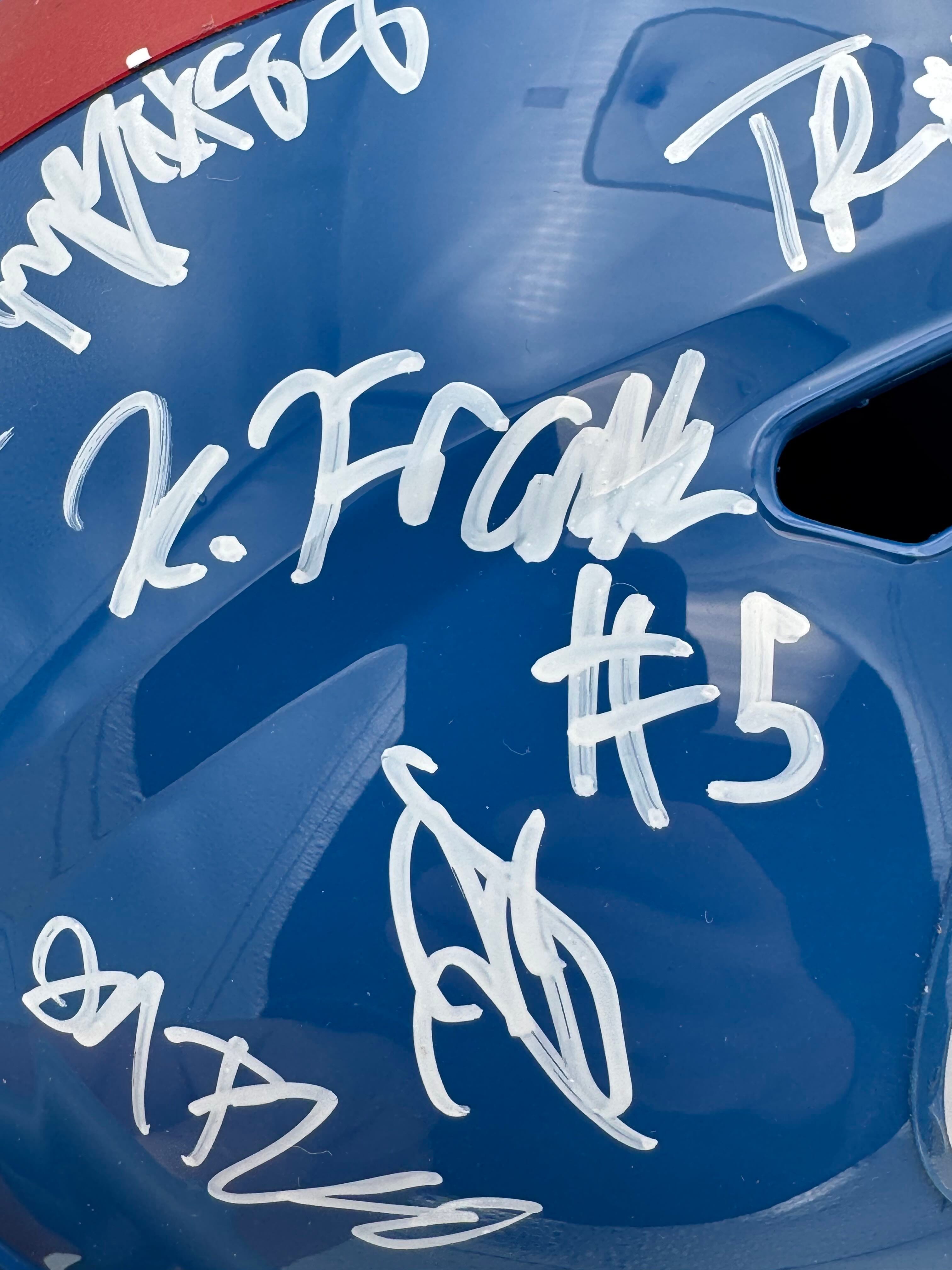 2026 Signed Ole Miss Rebels Full Size Rep Helmet Deuce Alexander Autograph BAS K - Image 5