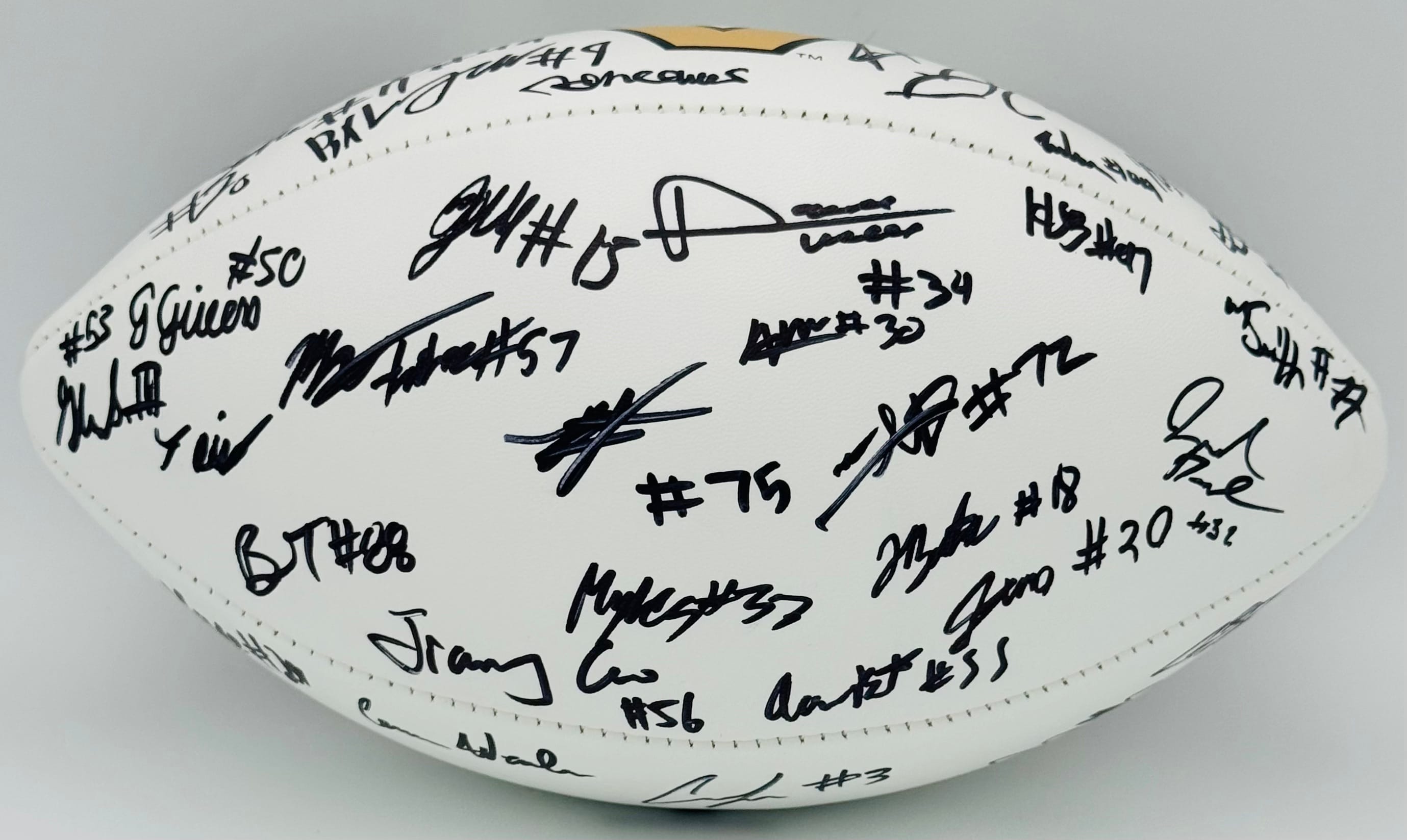 2026 Signed Vanderbilt Logo Football Jared Curtis Clark Lea Autograph BAS K79 - Image 2