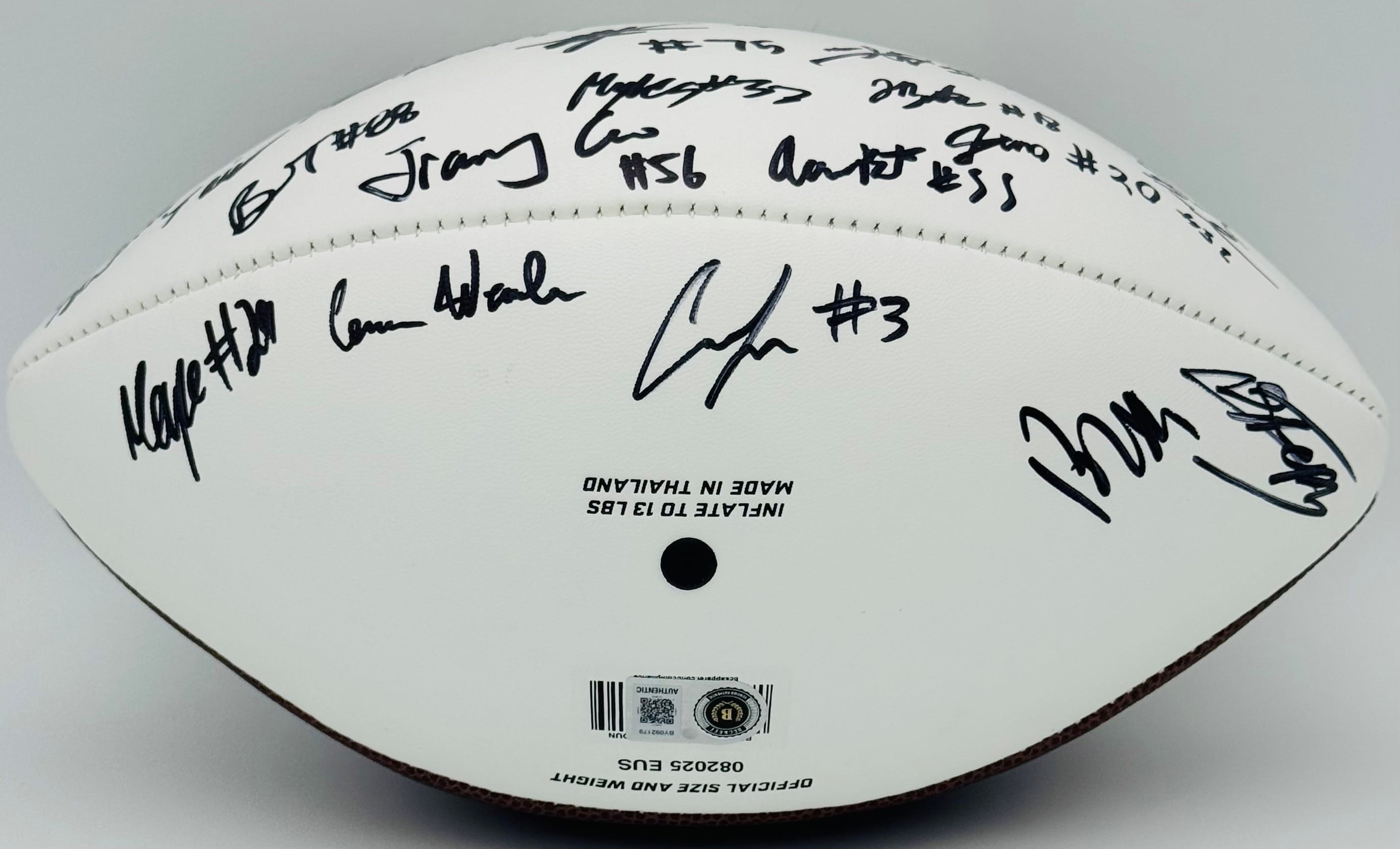 2026 Signed Vanderbilt Logo Football Jared Curtis Clark Lea Autograph BAS K79 - Image 7