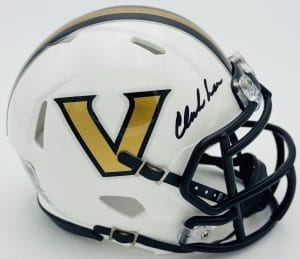 Clark Lea autograph, Clark Lea signed, Vanderbilt Commodores memorabilia, signed mini helmet, Vanderbilt collectible, BAS authenticated, autographed mini helmet, head coach autograph, SEC football memorabilia, college football memorabilia, Commodores collectible, mini helmet display, coaching autograph, Vanderbilt football autograph, SEC head coach