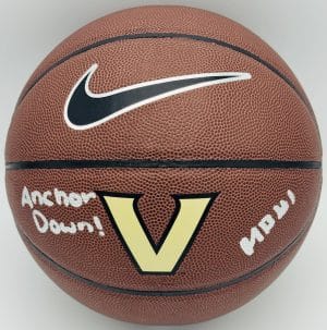 Mikayla Blakes autograph, Mikayla Blakes signed, Vanderbilt Commodores memorabilia, signed basketball, Nike basketball autograph, BAS authenticated, autographed basketball, women's basketball memorabilia, SEC basketball memorabilia, college basketball memorabilia, Commodores collectible, guard autograph, SEC Player of the Year, national scoring leader, NCAA basketball memorabilia