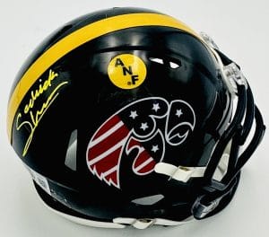 Sedrick Shaw Signed Iowa Hawkeyes ANF Mini Helmet Autograph Football BAS K431