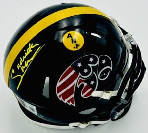 Sedrick Shaw Signed Iowa Hawkeyes ANF Mini Helmet Autograph Football BAS J420