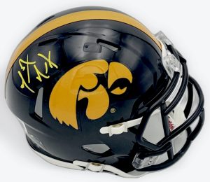 Marvin McNutt autograph, Marvin McNutt signed, Iowa Hawkeyes memorabilia, signed mini helmet, Iowa collectible, BAS authenticated, autographed mini helmet, wide receiver autograph, Big Ten football memorabilia, college football memorabilia, Hawkeyes collectible, mini helmet display, Iowa all-time receiving leader, Big Ten Receiver of the Year, Iowa football autograph