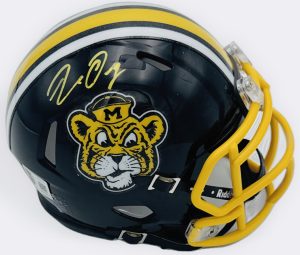 Donovan Olugbode autograph, Donovan Olugbode signed, Missouri Tigers memorabilia, Mizzou memorabilia, signed mini helmet, Missouri collectible, BAS authenticated, autographed mini helmet, wide receiver autograph, SEC football memorabilia, college football memorabilia, Mizzou collectible, mini helmet display, NCAA memorabilia, Missouri football autograph