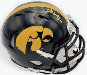 Jeremy Hecklinski autograph, Jeremy Hecklinski signed, Iowa Hawkeyes memorabilia, signed mini helmet, Iowa collectible, BAS authenticated, autographed mini helmet, quarterback autograph, Big Ten football memorabilia, college football memorabilia, Hawkeyes collectible, mini helmet display, NCAA memorabilia, Iowa football autograph, Hawkeyes quarterback