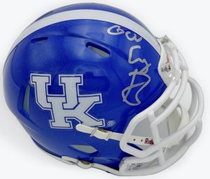 Andy Beshear autograph, Andy Beshear signed, Governor Beshear memorabilia, Kentucky Wildcats memorabilia, signed mini helmet, Kentucky collectible, BAS authenticated, autographed mini helmet, Kentucky governor autograph, political memorabilia, SEC football memorabilia, Wildcats collectible, mini helmet display, Kentucky history memorabilia, Commonwealth of Kentucky