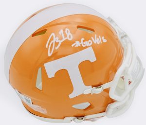 DeSean Bishop autograph, DeSean Bishop signed, Tennessee Volunteers memorabilia, signed mini helmet, Tennessee collectible, BAS authenticated, autographed mini helmet, running back autograph, SEC football memorabilia, college football memorabilia, Volunteers collectible, mini helmet display, All-SEC autograph, Tennessee football autograph, Vols running back