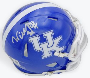 Willie Rodriguez autograph, Willie Rodriguez signed, Kentucky Wildcats memorabilia, signed mini helmet, Kentucky collectible, BAS authenticated, autographed mini helmet, tight end autograph, SEC football memorabilia, college football memorabilia, Wildcats collectible, mini helmet display, All-SEC autograph, Kentucky football autograph, Wildcats tight end