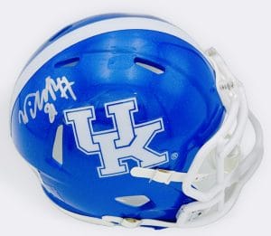 Willie Rodriguez autograph, Willie Rodriguez signed, Kentucky Wildcats memorabilia, signed mini helmet, Kentucky collectible, BAS authenticated, autographed mini helmet, tight end autograph, SEC football memorabilia, college football memorabilia, Wildcats collectible, mini helmet display, All-SEC autograph, Kentucky football autograph, Wildcats tight end