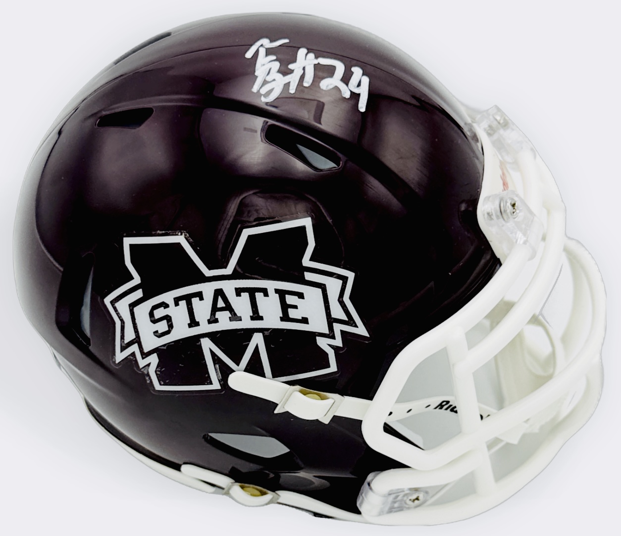 Fluff Bothwell Signed Mississippi State Bulldogs Mini Helmet Autograph Bas J15