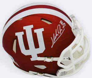 Lee Beebe autograph, Lee Beebe signed, Indiana Hoosiers memorabilia, national champion memorabilia, signed mini helmet, Indiana collectible, BAS authenticated, autographed mini helmet, running back autograph, Big Ten football memorabilia, college football memorabilia, Hoosiers collectible, mini helmet display, UAB transfer autograph, Indiana football autograph