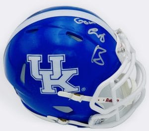 Andy Beshear autograph, Andy Beshear signed, Governor Beshear memorabilia, Kentucky Wildcats memorabilia, signed mini helmet, Kentucky collectible, BAS authenticated, autographed mini helmet, Kentucky governor autograph, political memorabilia, SEC football memorabilia, Wildcats collectible, mini helmet display, Kentucky history memorabilia, Commonwealth of Kentucky