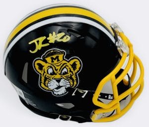 Jamal Roberts autograph, Jamal Roberts signed, Missouri Tigers memorabilia, Mizzou memorabilia, signed mini helmet, Missouri collectible, BAS authenticated, autographed mini helmet, running back autograph, SEC football memorabilia, college football memorabilia, Mizzou collectible, mini helmet display, NCAA memorabilia, Missouri football autograph