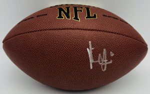 Vince Young autograph, Vince Young signed, Texas Longhorns memorabilia, signed NFL football, official size football, national champion autograph, certified signatures COA, autographed football, quarterback autograph, Big 12 football memorabilia, college football memorabilia, Longhorns collectible, Rose Bowl MVP, Tennessee Titans autograph, College Football Hall of Fame