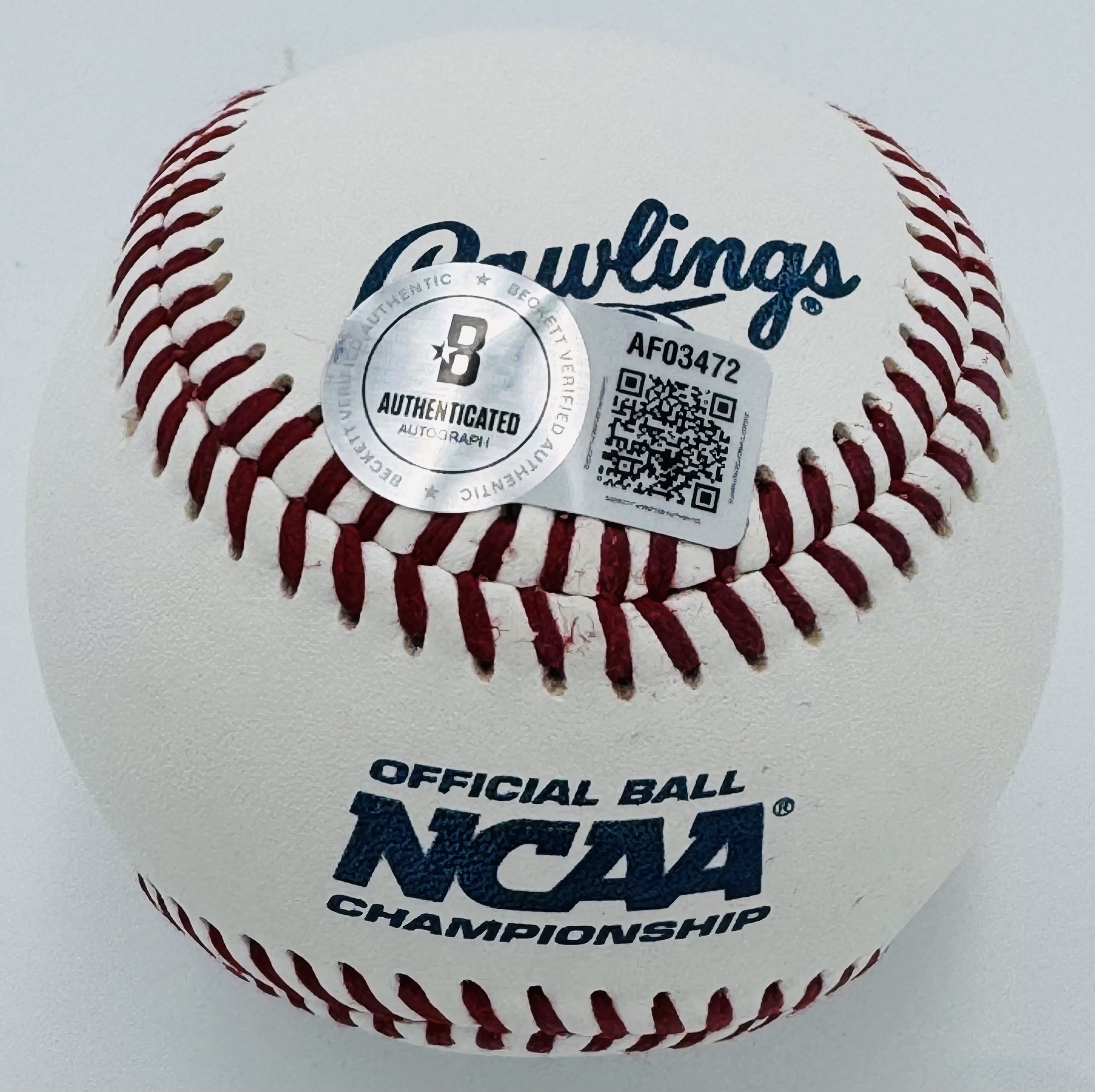 Tre Phelps Signed NCAA Baseball CWS Georgia Bulldogs Pirates Autograph BAS K72 - Image 2