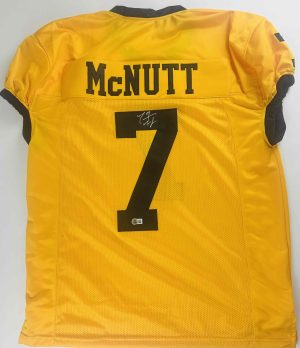 Marvin McNutt autograph, Marvin McNutt signed, Iowa Hawkeyes memorabilia, signed custom jersey, game cut jersey, Iowa collectible, BAS authenticated, autographed football jersey, wide receiver autograph, Big Ten football memorabilia, college football memorabilia, Hawkeyes collectible, Iowa all-time receiving leader, Big Ten Receiver of the Year, Iowa football autograph