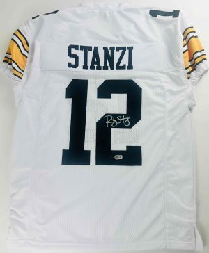 Ricky Stanzi autograph, Ricky Stanzi signed, Iowa Hawkeyes memorabilia, signed custom jersey, game cut jersey, Iowa collectible, BAS authenticated, autographed football jersey, quarterback autograph, Big Ten football memorabilia, college football memorabilia, Hawkeyes collectible, Orange Bowl champion, Iowa football autograph, XL jersey autograph