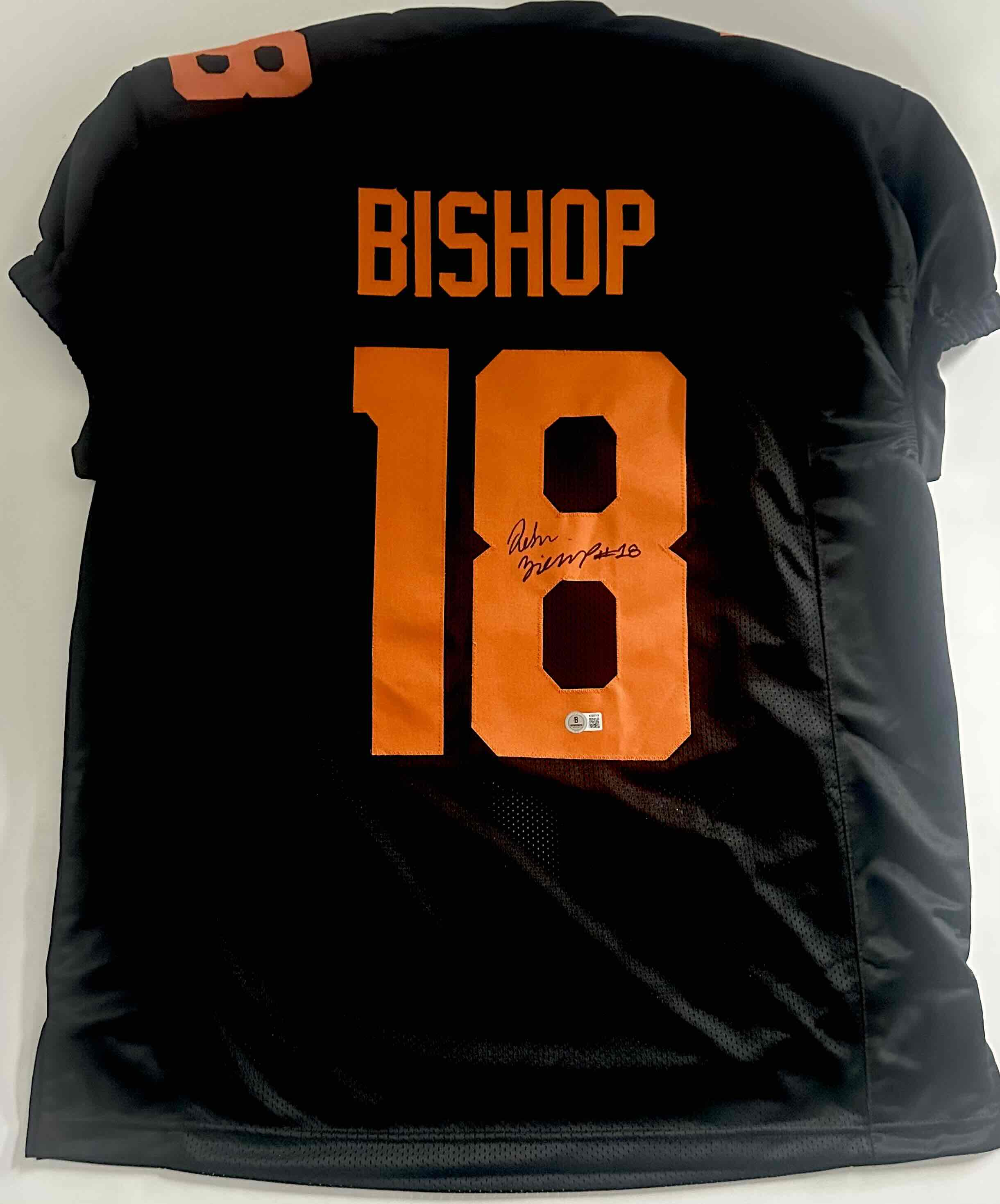 DeSean Bishop autograph, DeSean Bishop signed, Tennessee Volunteers memorabilia, signed custom jersey, game cut jersey, Tennessee collectible, BAS authenticated, autographed football jersey, running back autograph, SEC football memorabilia, college football memorabilia, Volunteers collectible, XL jersey autograph, All-SEC autograph, Tennessee football autograph