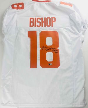 DeSean Bishop autograph, DeSean Bishop signed, Tennessee Volunteers memorabilia, signed custom jersey, game cut jersey, Tennessee collectible, BAS authenticated, autographed football jersey, running back autograph, SEC football memorabilia, college football memorabilia, Volunteers collectible, XL jersey autograph, All-SEC autograph, Tennessee football autograph