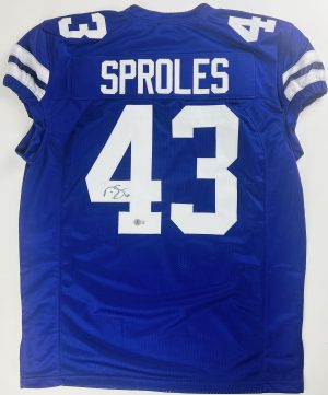 Darren Sproles autograph, Darren Sproles signed, Kansas State Wildcats memorabilia, signed custom jersey, game jersey autograph, K-State memorabilia, BAS authenticated, autographed football jersey, running back autograph, Big 12 football memorabilia, college football memorabilia, Wildcats collectible, College Football Hall of Fame, Super Bowl champion autograph, Kansas State football autograph