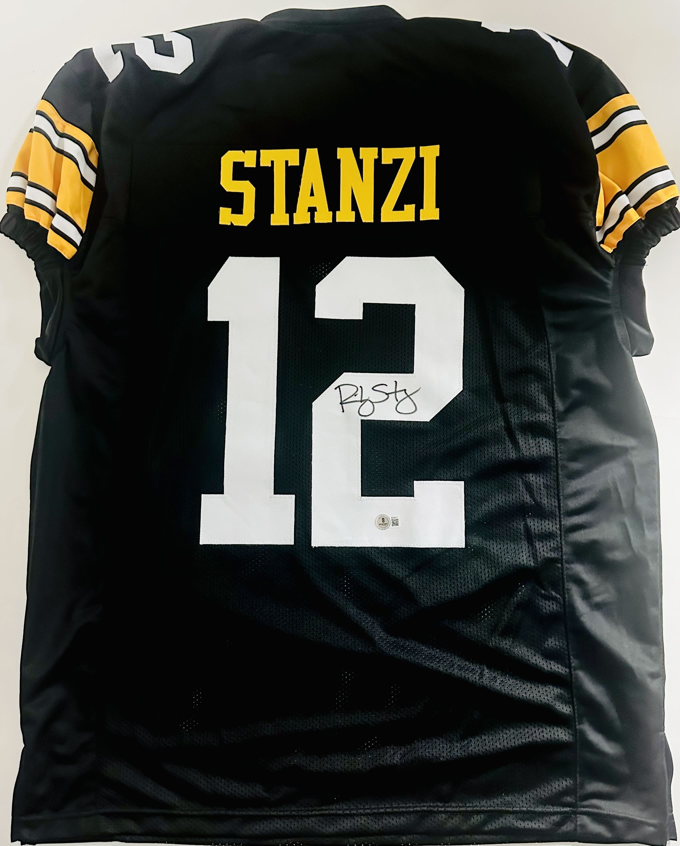 Ricky Stanzi autograph, Ricky Stanzi signed, Iowa Hawkeyes memorabilia, signed custom jersey, Iowa collectible, BAS authenticated, autographed football jersey, quarterback autograph, Big Ten football memorabilia, college football memorabilia, Hawkeyes collectible, Orange Bowl champion, XL jersey autograph, Iowa football autograph, Hawkeyes quarterback