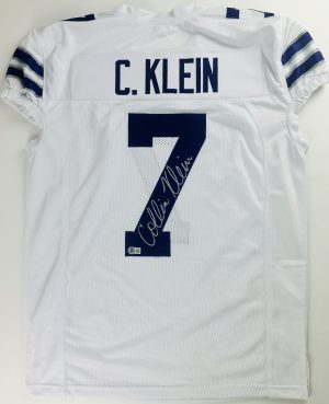Collin Klein autograph, Collin Klein signed, Kansas State Wildcats memorabilia, signed custom jersey, game jersey autograph, K-State memorabilia, BAS authenticated, autographed football jersey, quarterback autograph, Big 12 football memorabilia, college football memorabilia, Wildcats collectible, Heisman finalist autograph, Kansas State head coach, Kansas State football autograph