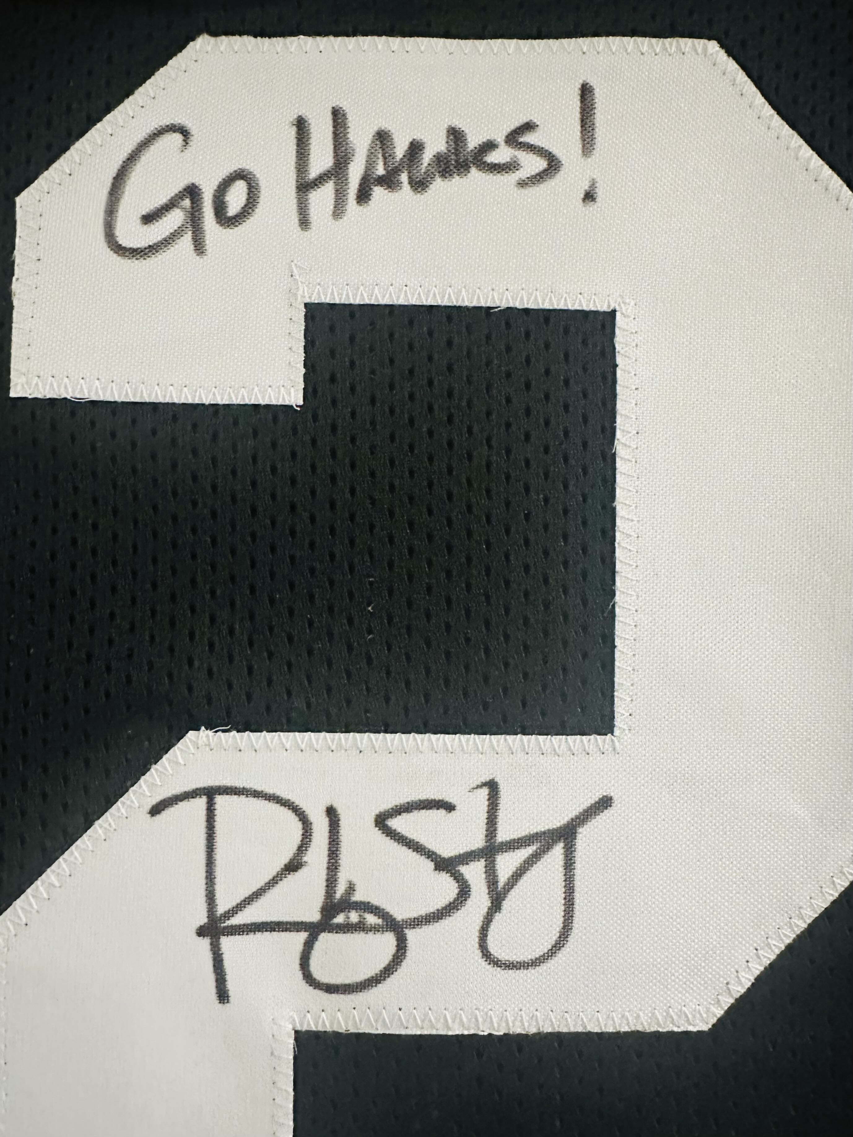 Ricky Stanzi Signed Custom Jersey Iowa Hawkeyes XL Autograph Beckett BAS J71 - Image 2