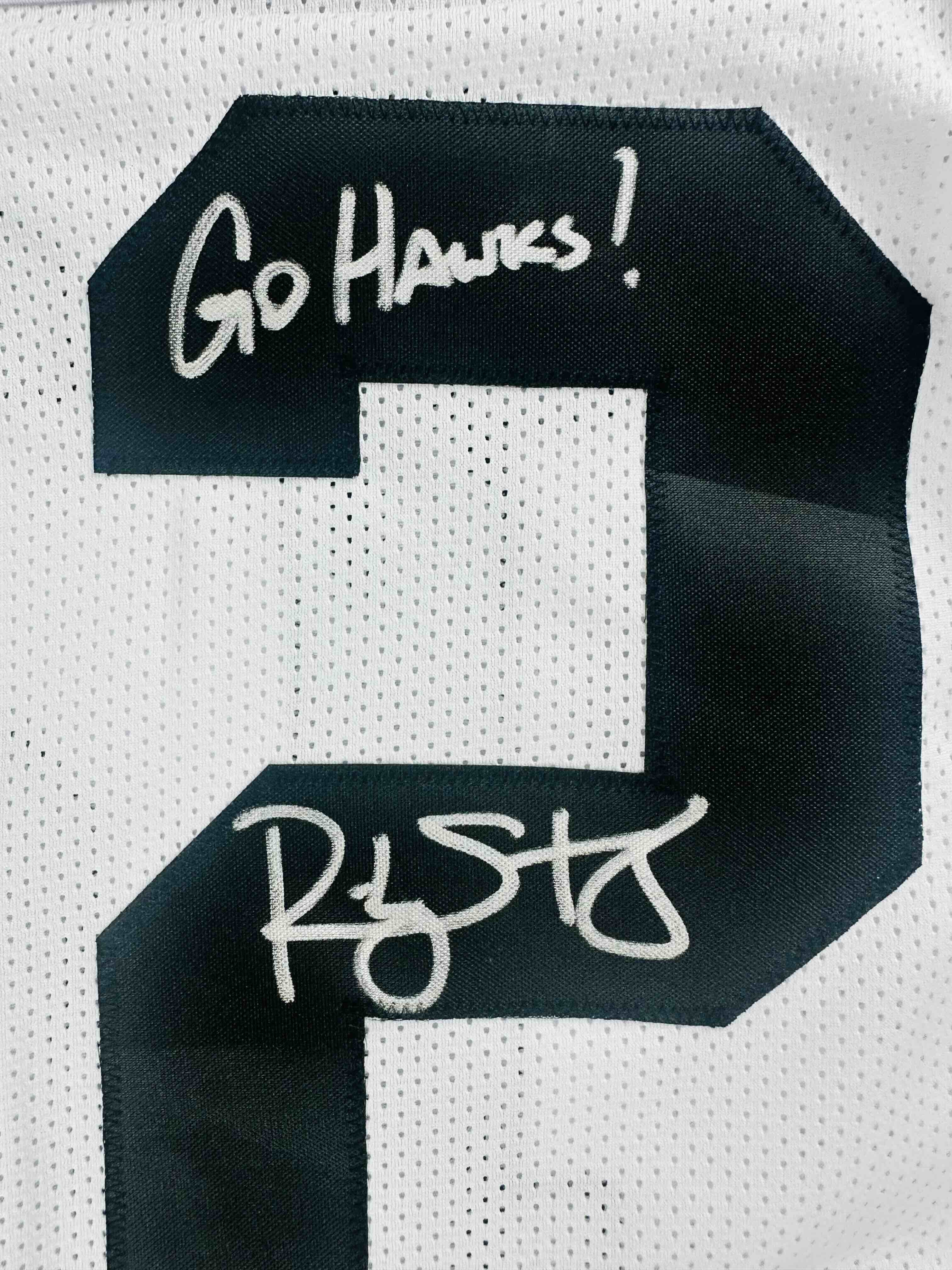 Ricky Stanzi Signed Custom Jersey Iowa Hawkeyes XL Autograph Beckett BAS J76 - Image 2