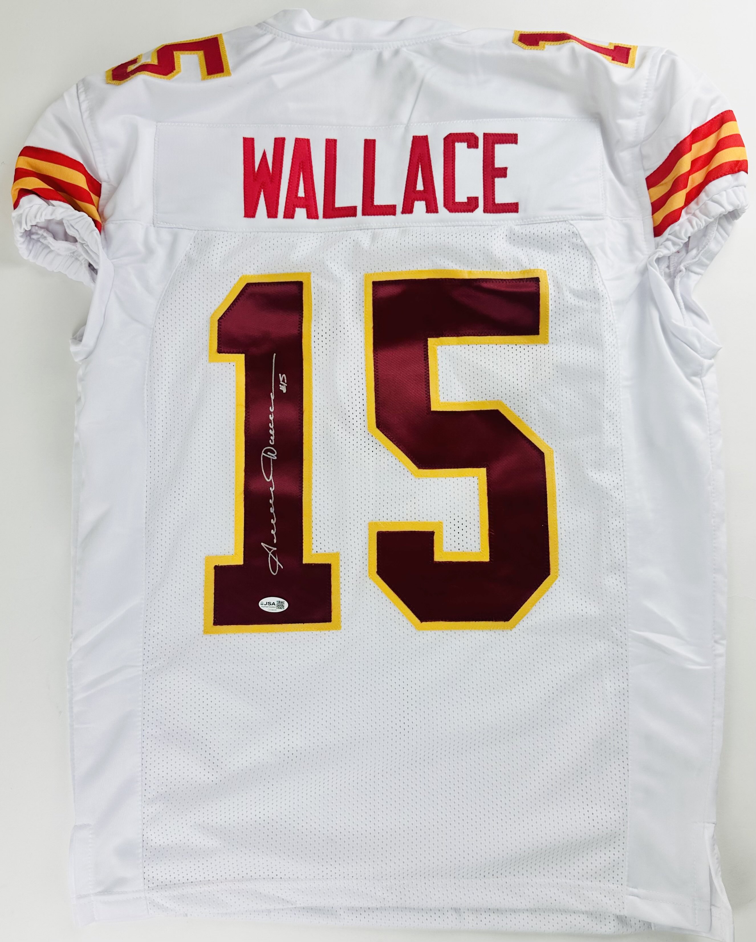 Seneca Wallace Signed Custom Jersey Iowa State Cyclones Autograph JSA 20 - Image 2
