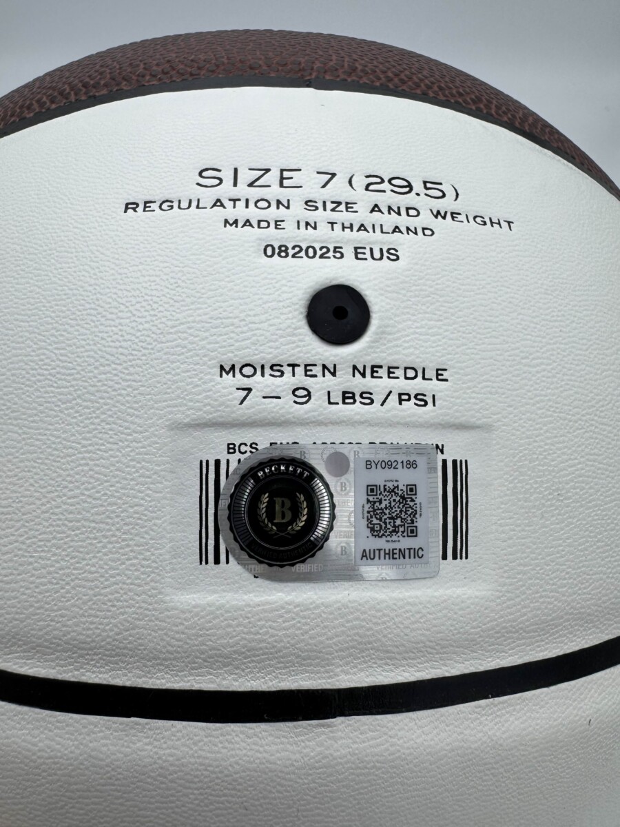 Tyler Tanner Signed Nike Vanderbilt Commodores Logo Basketball Autograph Bas K86 - Image 4