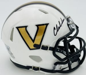 Clark Lea autograph, Clark Lea signed, Vanderbilt Commodores memorabilia, signed mini helmet, Vanderbilt collectible, BAS authenticated, autographed mini helmet, head coach autograph, SEC football memorabilia, college football memorabilia, Commodores collectible, mini helmet display, coaching autograph, Vanderbilt football autograph, SEC head coach