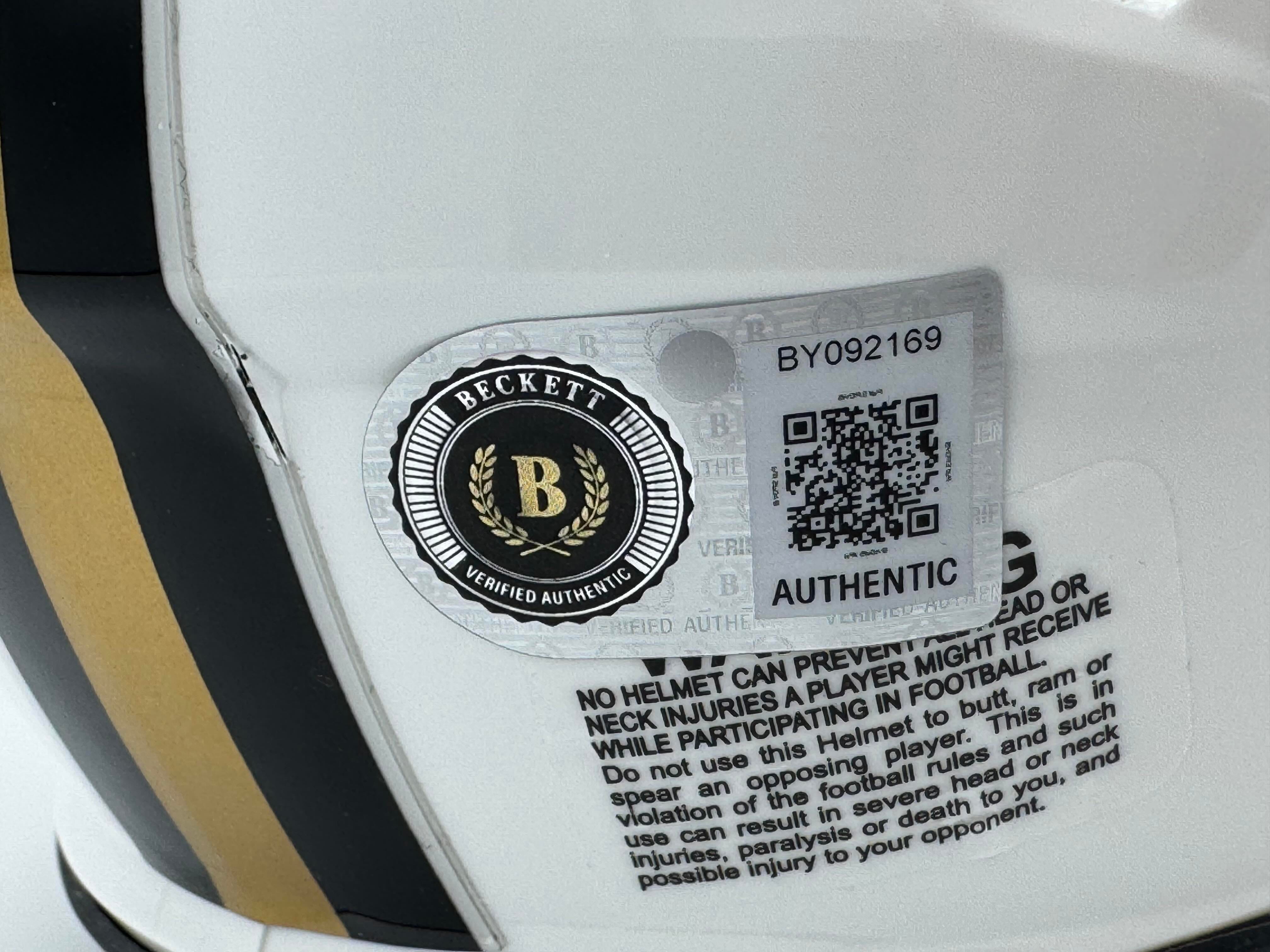 Clark Lea Signed Vanderbilt Commodores Mini Helmet Autograph BAS K69 - Image 2
